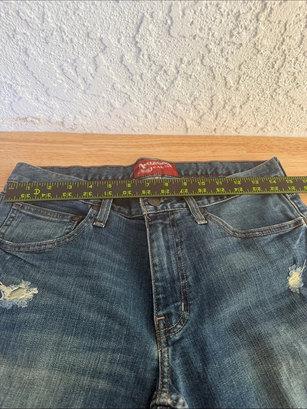 Men's Distressed Blue Jeans Arizona size 31x30